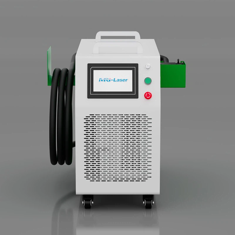 Suitcase 1200 Watt Portable Laser Cleaning Machine Large Rusty Iron Steel Pipe