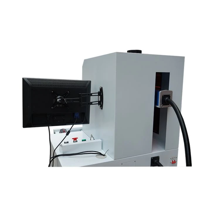 MRJ 30W Fiber Laser Marking Machine with Full Enclosed Cabinet Type