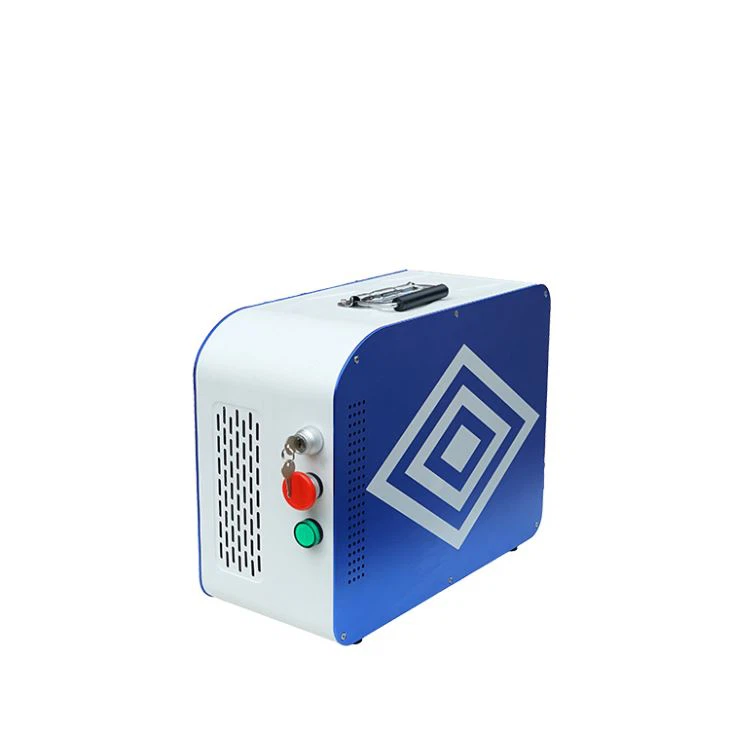 20W Mini Portable Air Cooling Fiber Laser Marking Machine On Metal