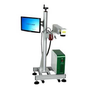 20W 30W Online leteći stroj za lasersko označavanje s vlaknima